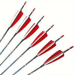 12pcs Carbon Arrow Shafts ID4 2mm Spine 400-1000 Recurve Bow Accessories