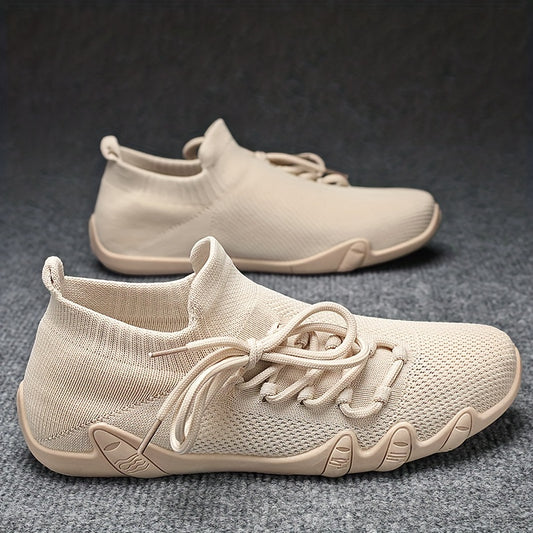 Men's Lightweight Knit Casual Shoes - Non Slip Sneakers