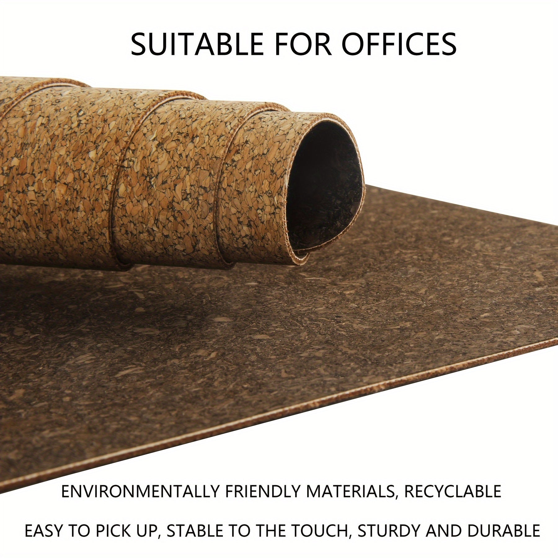 Double Sided Natural Cork Heat Insulation Mouse Pad