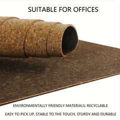 Double Sided Natural Cork Heat Insulation Mouse Pad