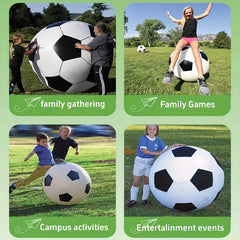 Inflatable Football for Pool Parties Beach Backyard Fun