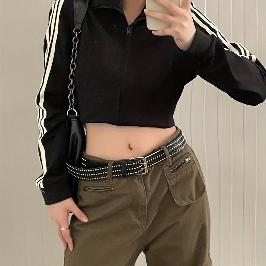 Y2K Rivet Eyelet Belt for Women