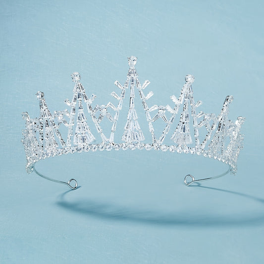 Rhinestone Crown Hairband Headband Party Favor Princess Tiara Wedding Cosplay