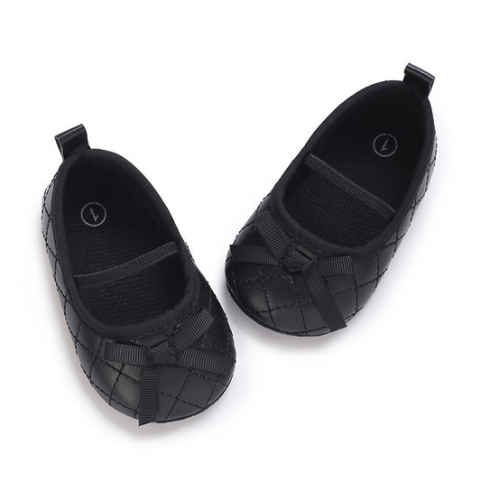 Baby Girls Solid Walking Shoes Non-slip Sneakers for Spring and Autumn