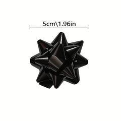 16pcs Star Bow Christmas Gift Basket Decoration Holiday Flower Wrap