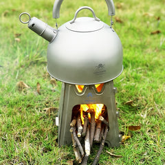 Titanium Wood Burning Stove for Camping