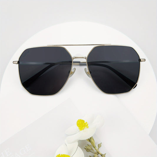 Men's Polarized Square Double Bridge Sunglasses UV 400