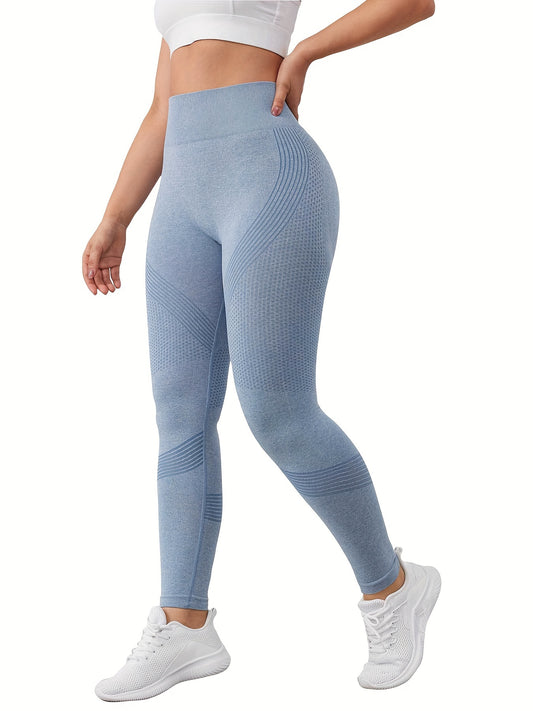 2pcs Yoga Sports Leggings High Stretch Soft Running Tight Pants