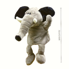 Interactive Elephant Plush Toy - Soft Fabric - Playful Gift