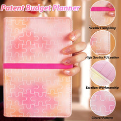 A6 PU Leather Budget Planner Set