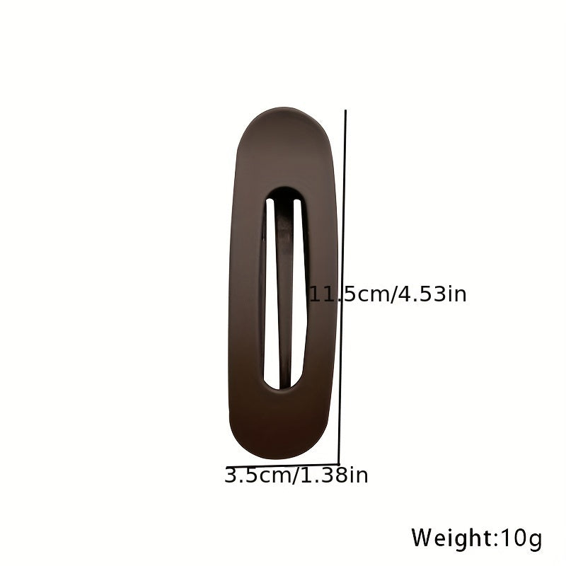 Frosted Large Hair Pins Solid Non Slip Hair Clips