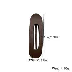 Frosted Large Hair Pins Solid Non Slip Hair Clips