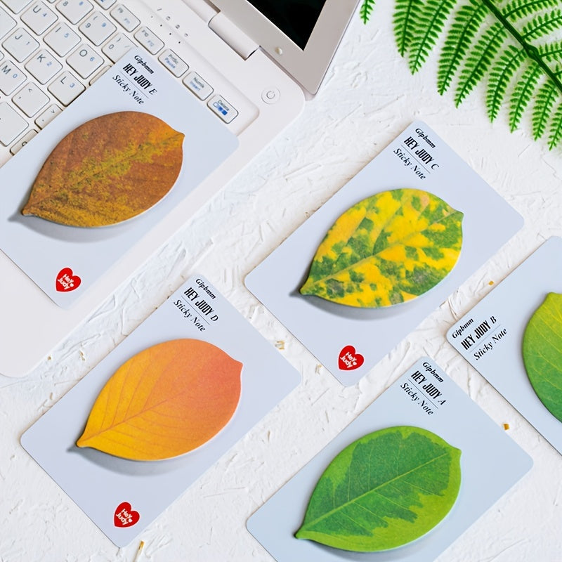Leaf Sticky Notes - 25 Sheets for Students