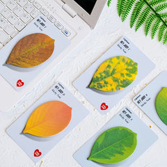 Leaf Sticky Notes - 25 Sheets for Students