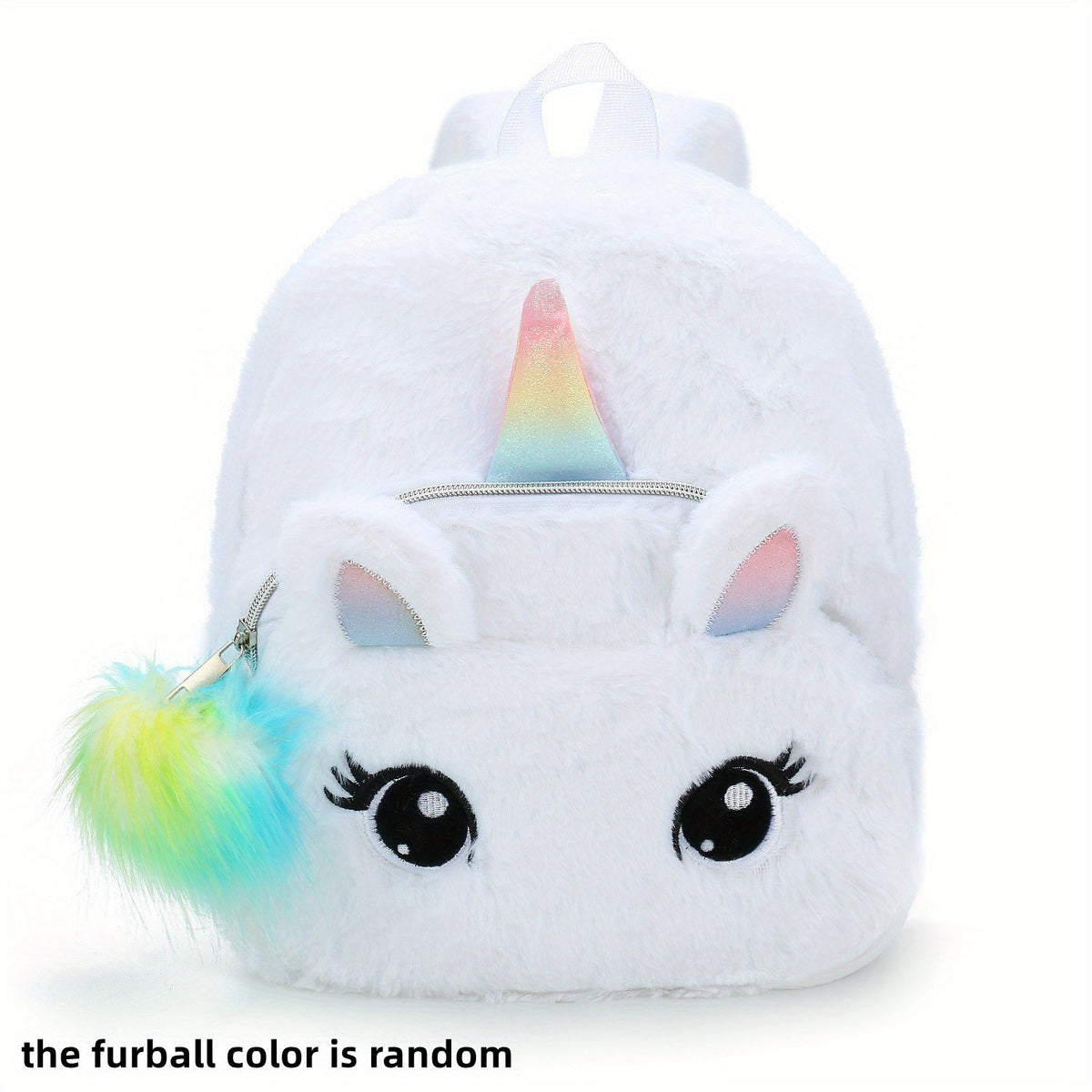 European Unicorn Plush Backpack for Toddlers