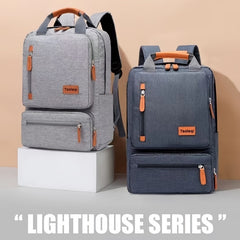 Vintage Business Laptop Backpack for Men & Women