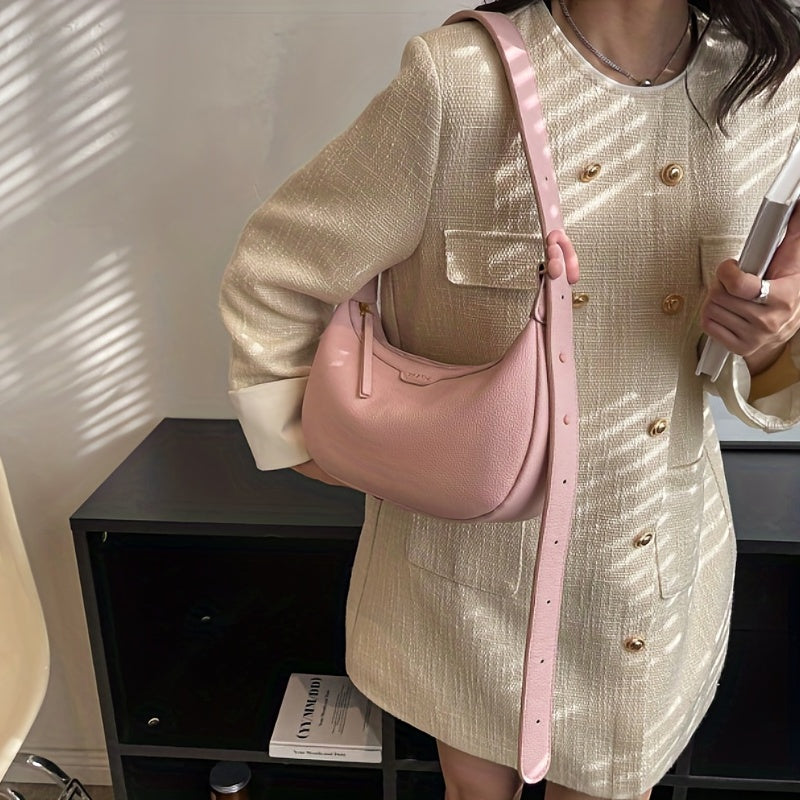 Minimalist Baguette Bag Underarm Crescent Bag