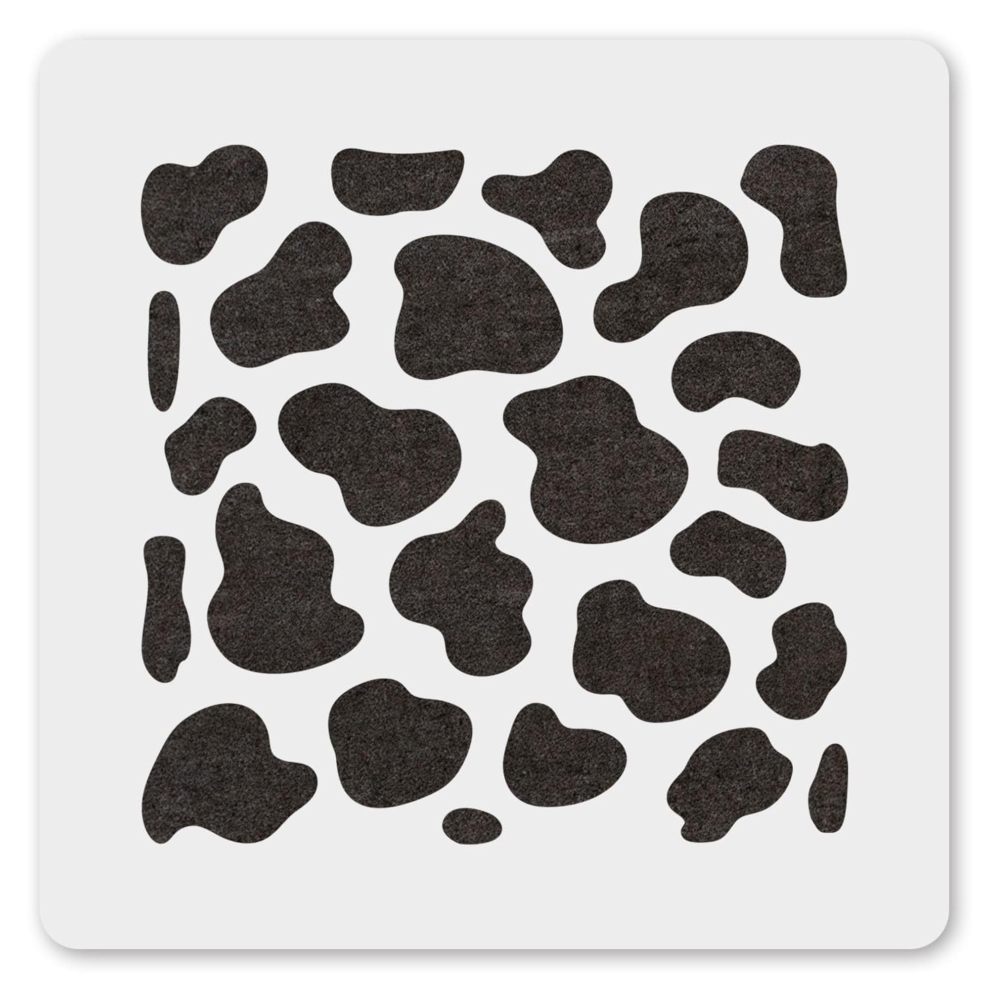 Reusable Cow Print Stencil 6 Inches for Painting & DIY Crafts – CRAZE