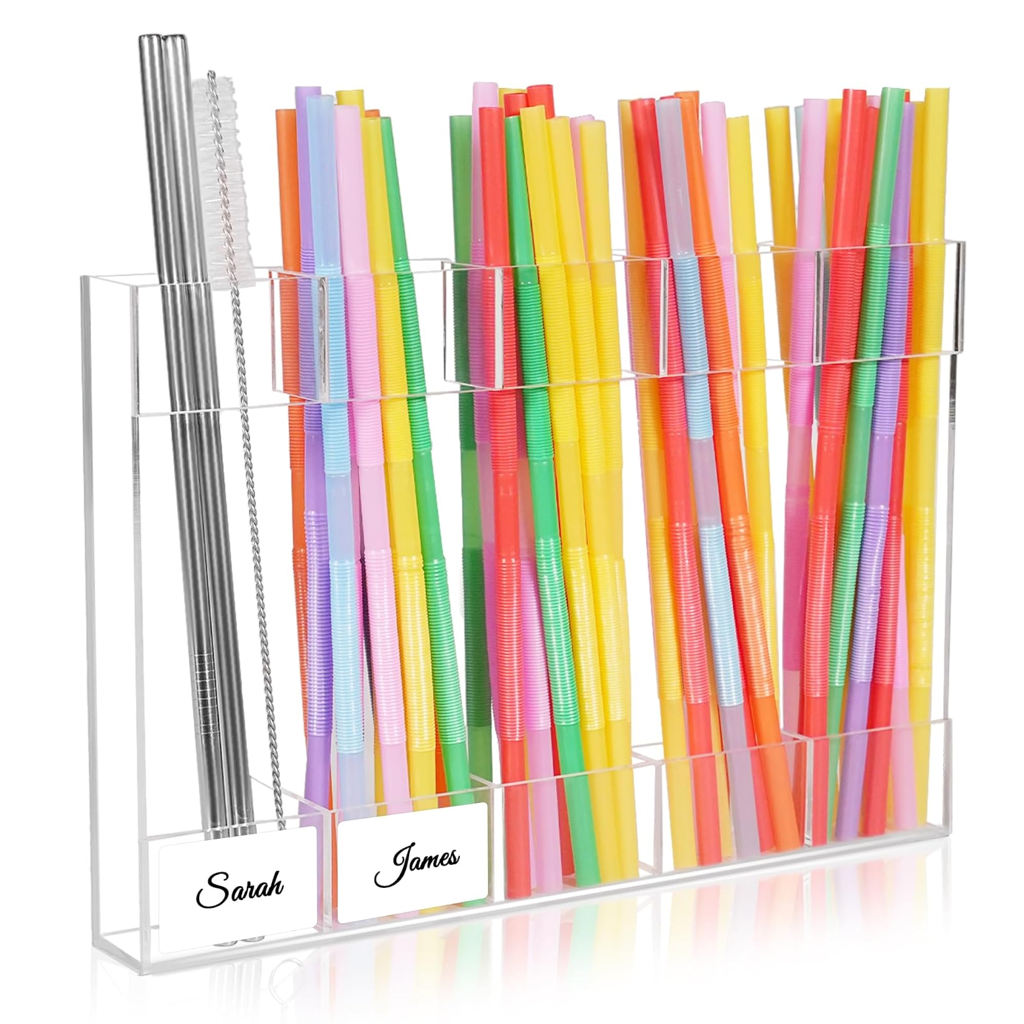 9.8 inch Acrylic Straw Dispenser for Cabinet Door – CRAZE