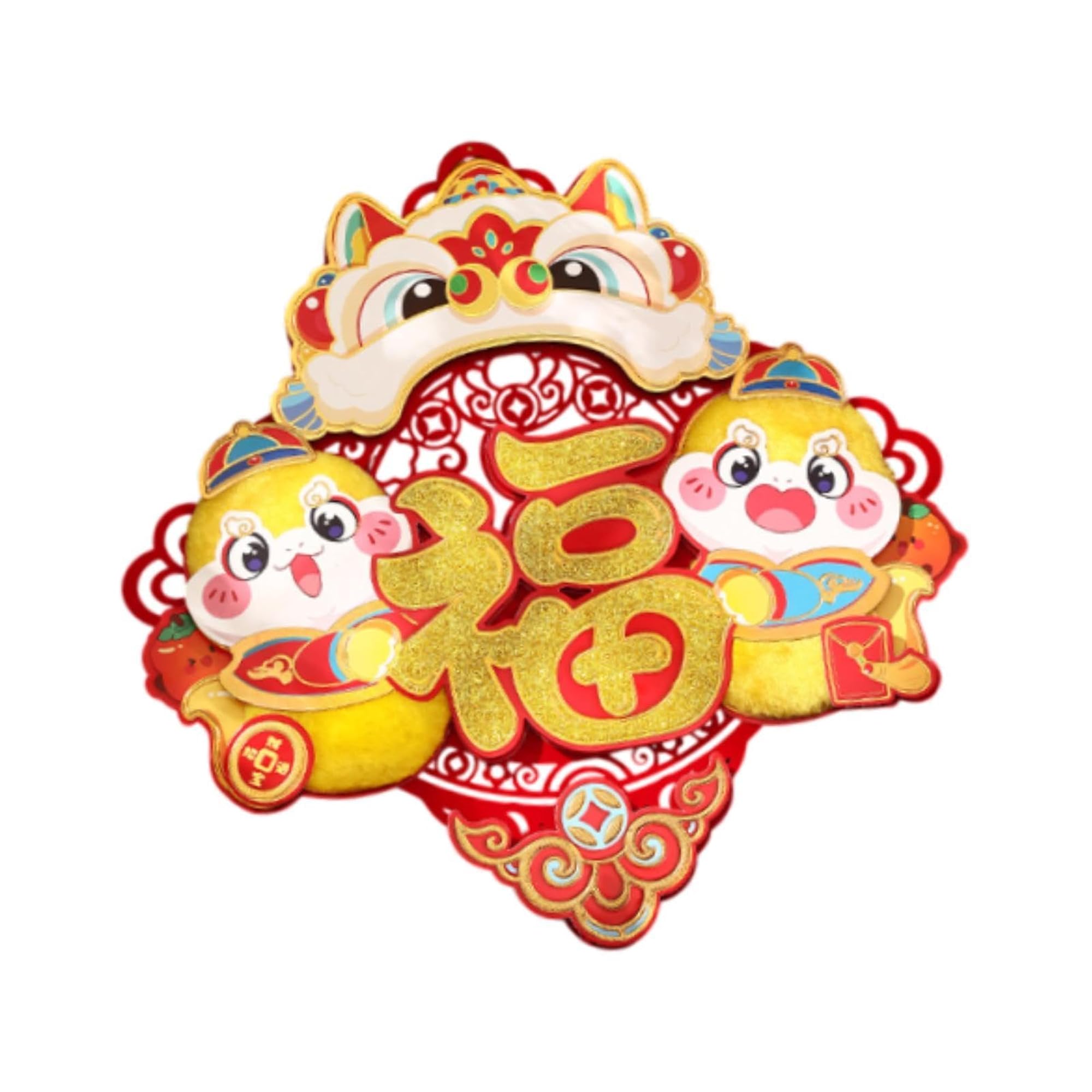 Chinese New Year 2025 Snake Year 3D Window Stickers – CRAZE