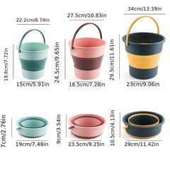 Portable Foldable Bucket Car Wash Travel Fishing Bucket