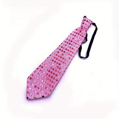 LED Tie Children's Bright Glow Tie Sequin Flash Tie for Parties Carnivals
