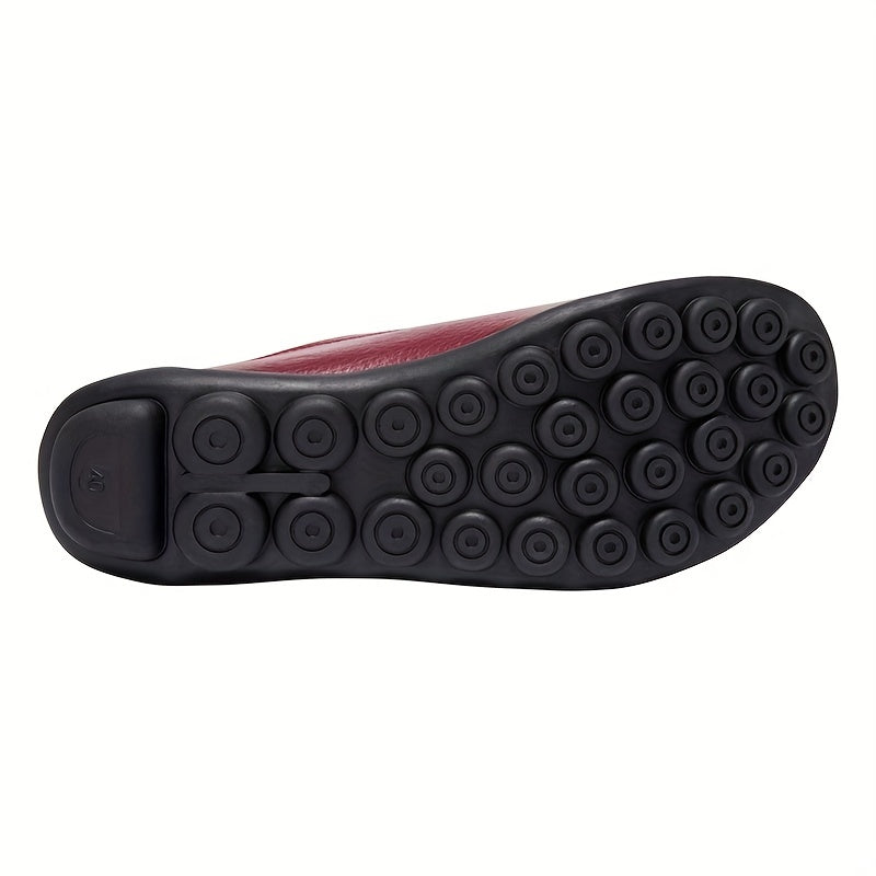 Women's Flower Flat Shoes Soft Sole Slip On Casual Non Slip Flats