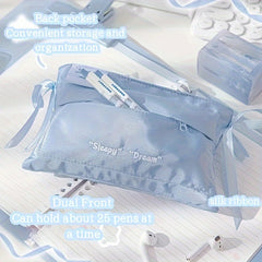 Large Capacity Pillow Pencil Case Stationery Storage