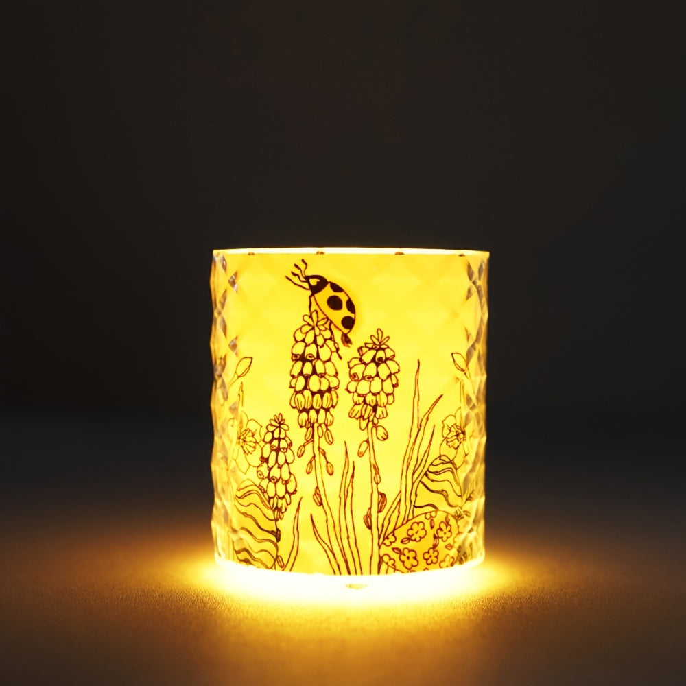 Sublimation LED Candle Light For Christmas Home Decoration