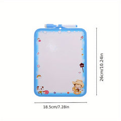 Erasable Drawing Board with Eraser for School Home Practice Writing