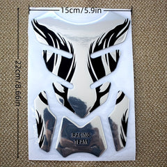 3D Motorcycle Modified Stickers Fish Bone Waterproof Anti-scratch Cover