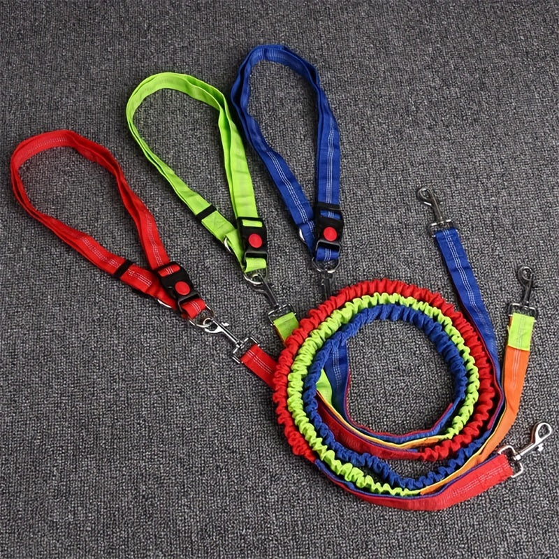 Hands-Free Dog Leash Adjustable Waist Belt for Running