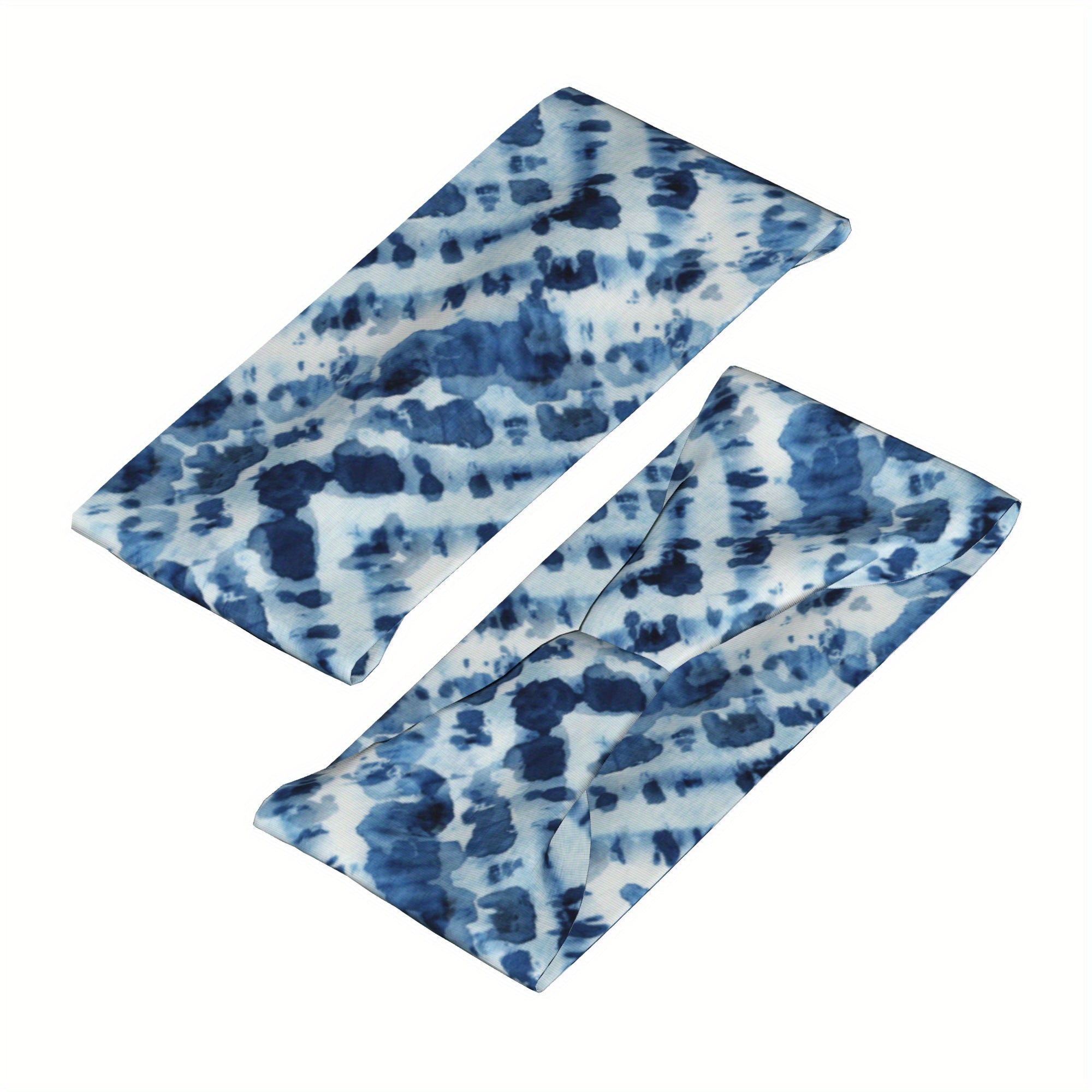 Men's Tie Dye Headband Polyester & Spandex Blend Adjustable Fit