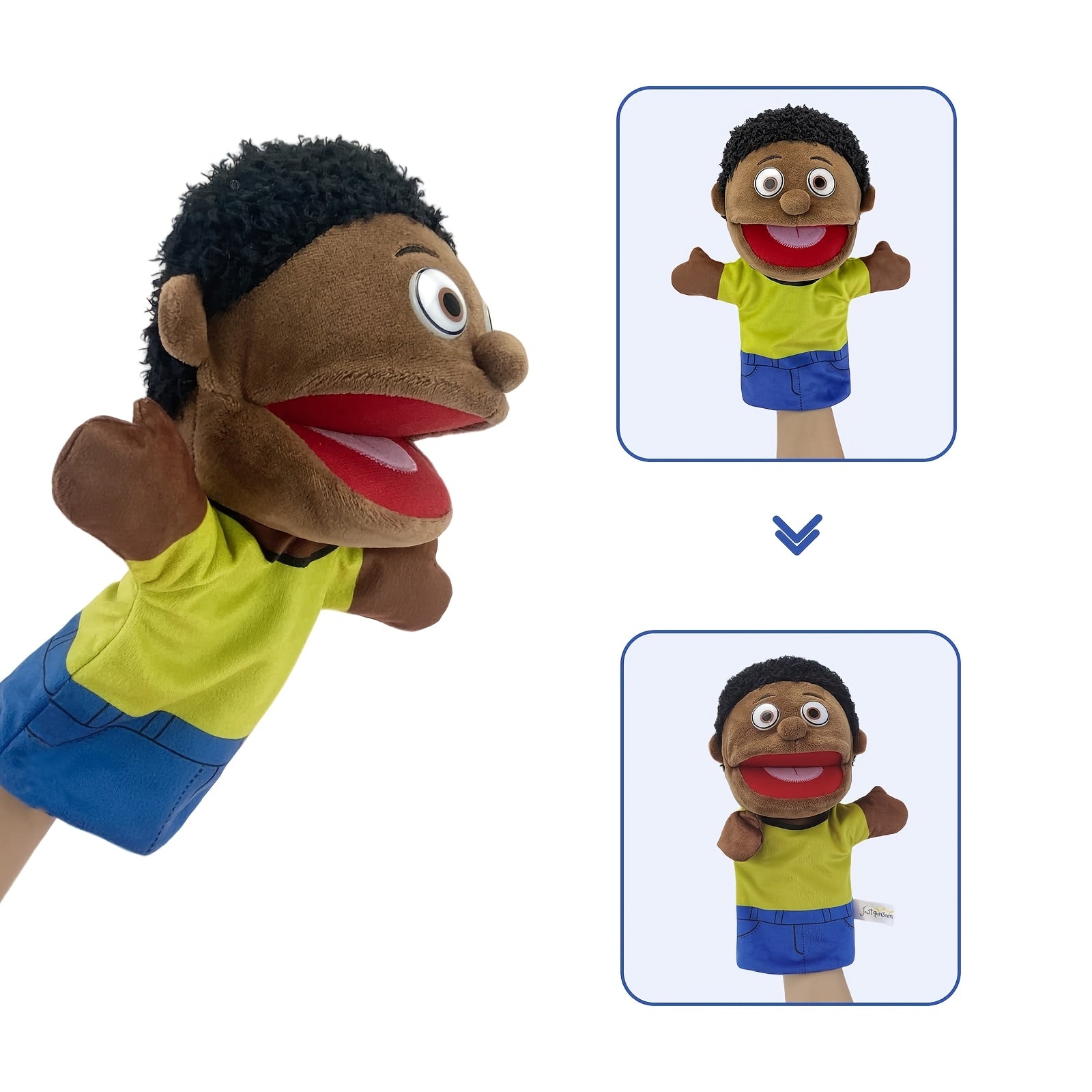 Family Hand Puppets - Multicultural Finger Puppet Set