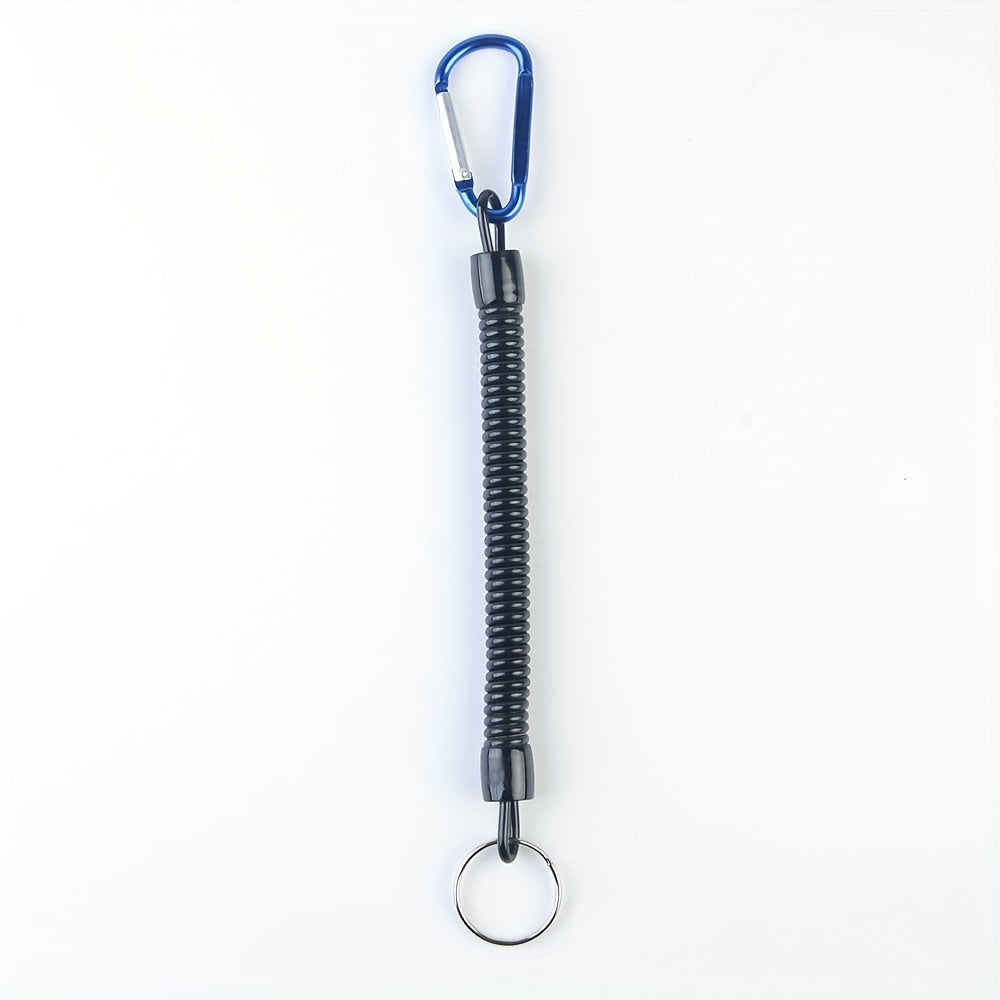 Multifunctional Spring Rope Key Chain Carabiner Key Holder