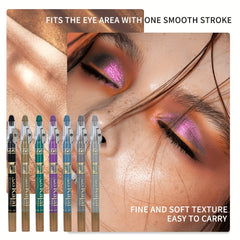 Waterproof Gunmetal Gray Eyeshadow Stick Creamy Metallic Shadow