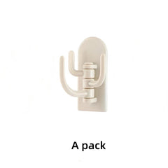 5pcs Adhesive 3-hook Wall Hanging Cactus Rota