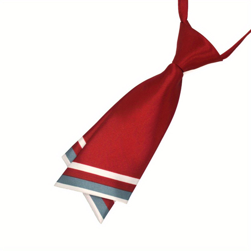 Adjustable Stripe Ties For Boys Students Teenager