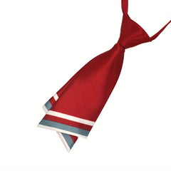 Adjustable Stripe Ties For Boys Students Teenager