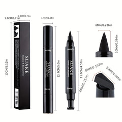 Double Head Eyeliner Eye Stamp Pen Cat Eye Liquid Stamp Wing Shapes Eyeliner Pen