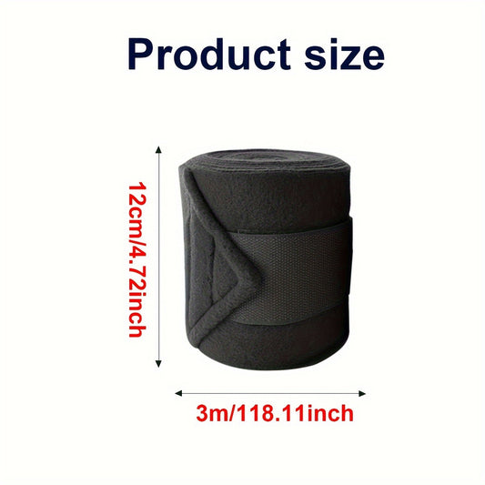 4pcs Horse Leg Warmers Leg Protectors for Tied Straps