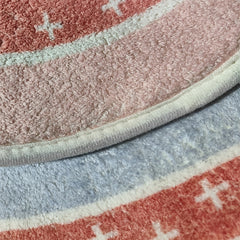 Soft Oval Long Strip Bedside Mat Cashmere Floor Mat