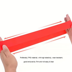 TPE Non-slip Yoga Elastic Resistance Band for Squat Buttock Fitness Training