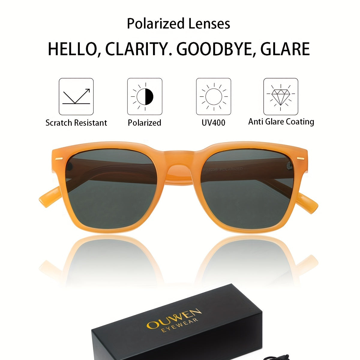 Men's Casual UV400 Sunglasses for Cycling Fishing