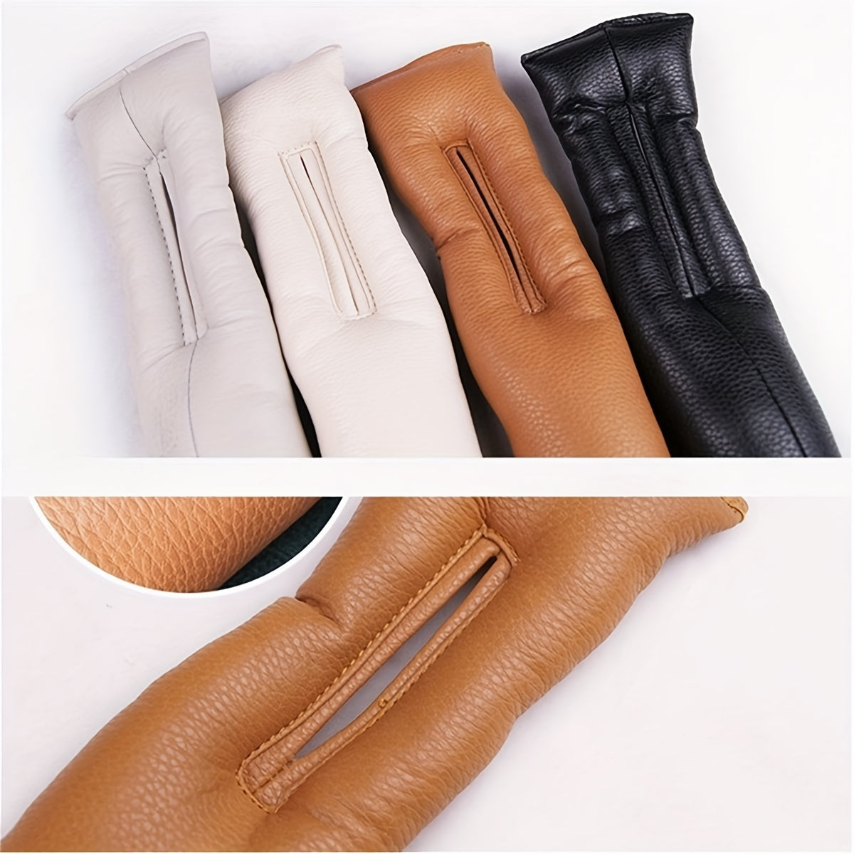 1pc Car Seat Gap Filler Soft Leather Leak Pads Car Accessories