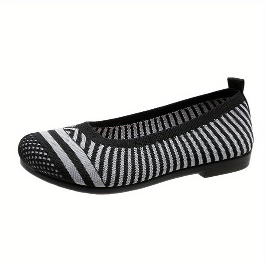 Women's Lightweight Knit Loafers Slip on Casual Shoes
