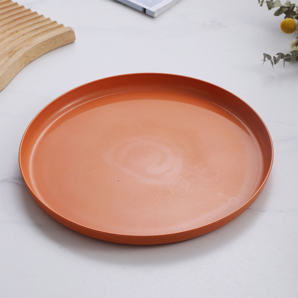 Afternoon Tea Serving Platter Round Large Tray Household Multifunctional Plate