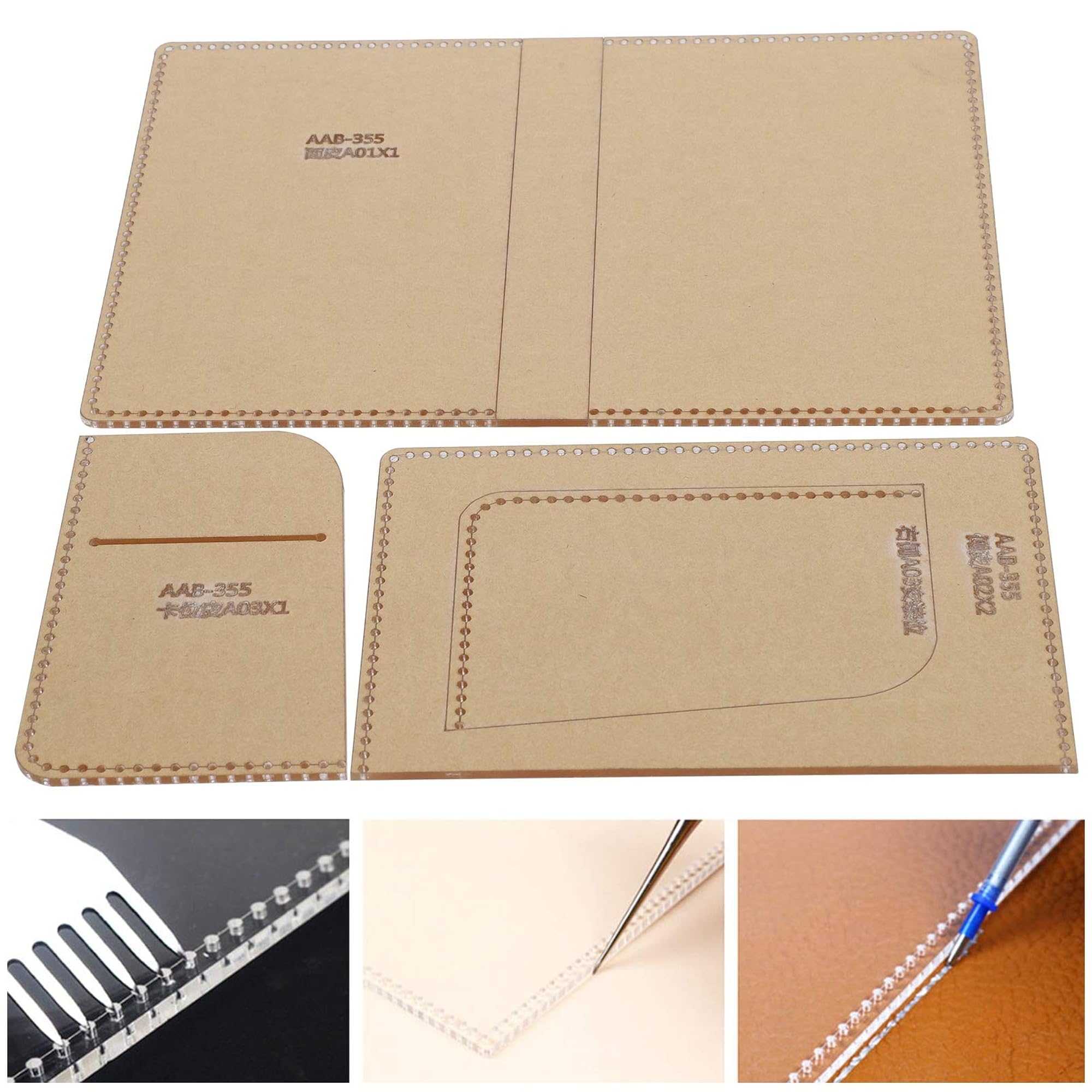 Acrylic Template Craft DIY Leather Pattern Stencil – CRAZE