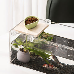 4pcs Acrylic Aquarium Cover Clip Transparent Support Bracket