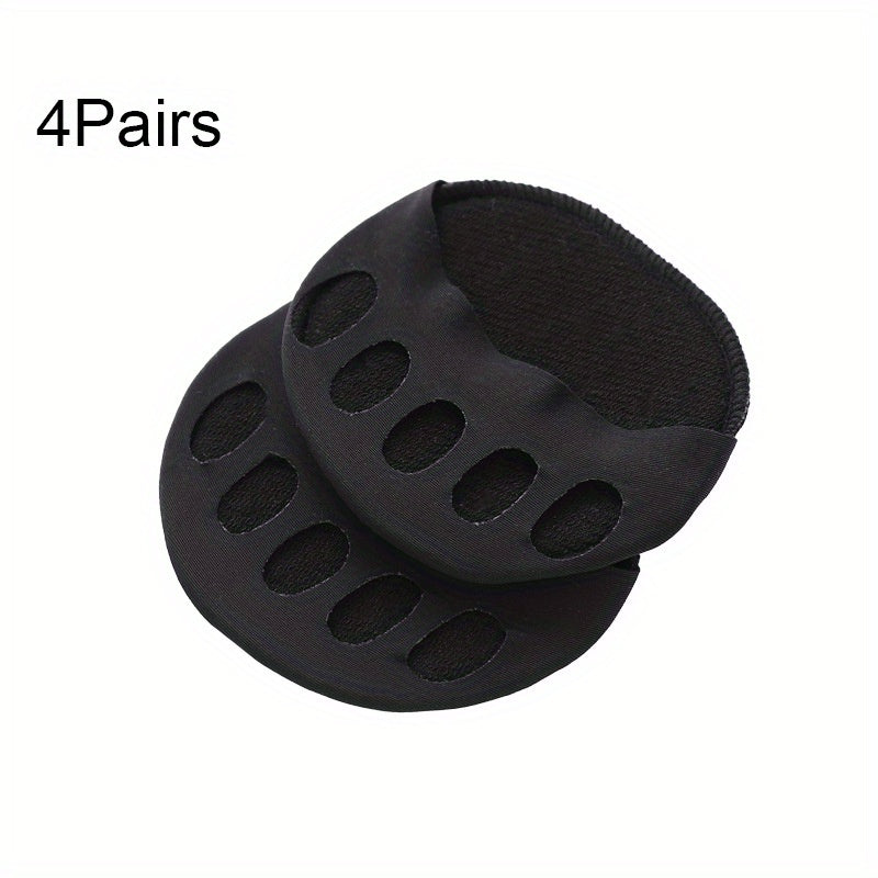 4 Pairs Thin Half Palm Socks Invisible Split toe Socks Women's Stockings